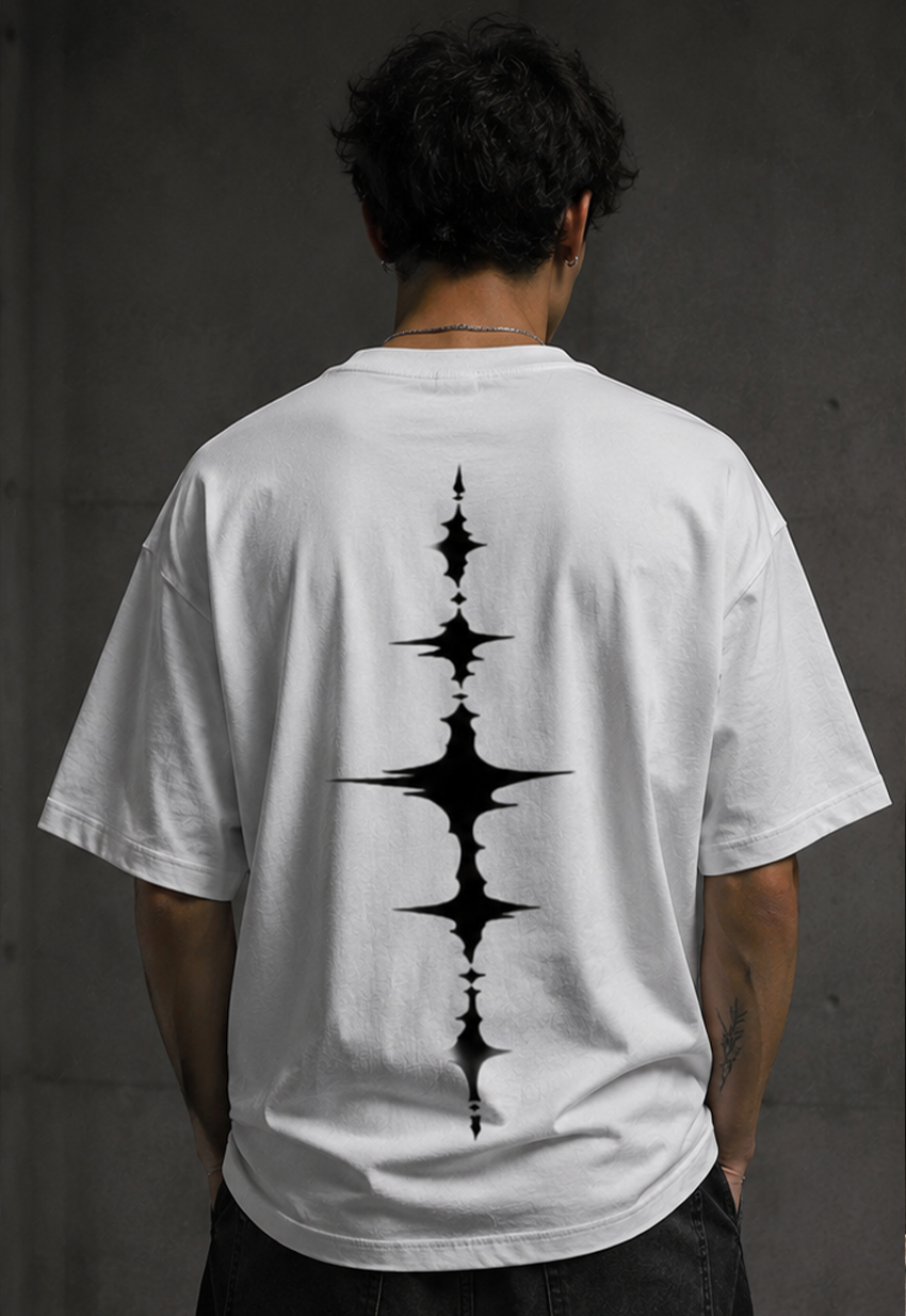 CREWZT Signature Oversized Tee – Pure White