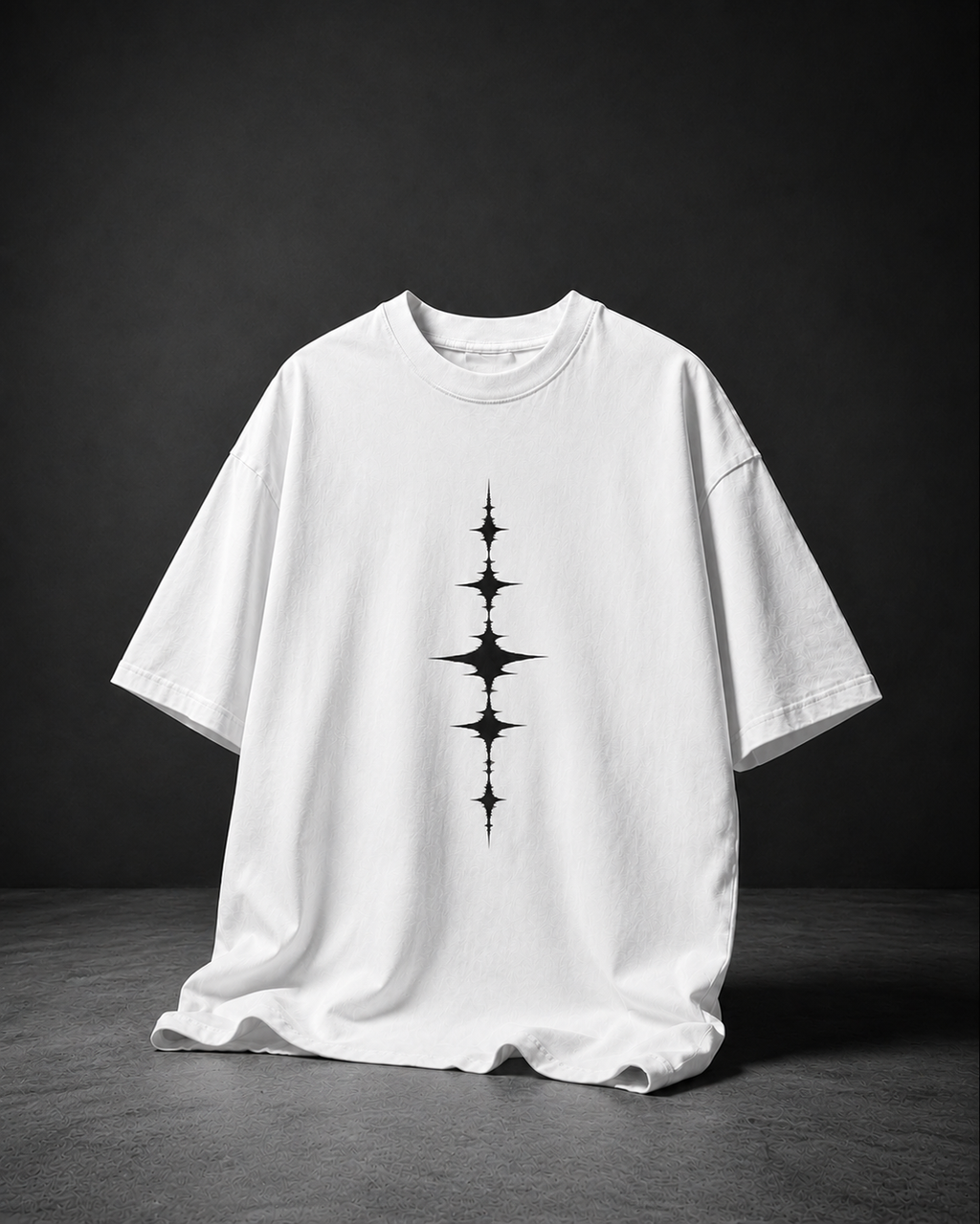 CREWZT Signature Oversized Tee – Pure White
