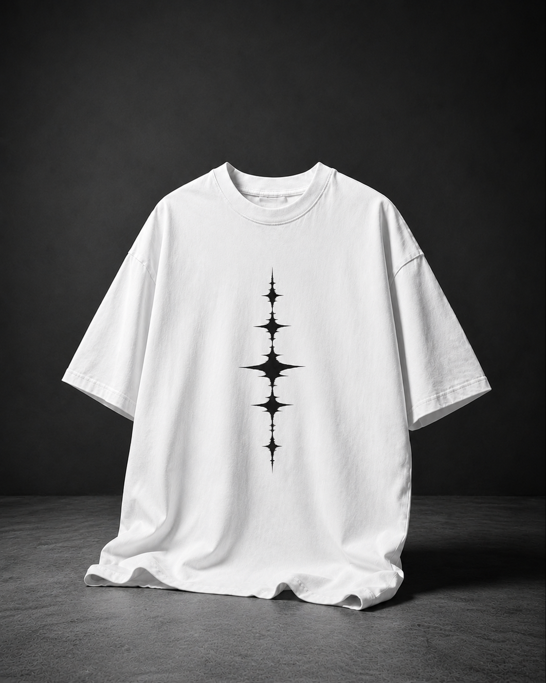CREWZT Signature Oversized Tee – Pure White