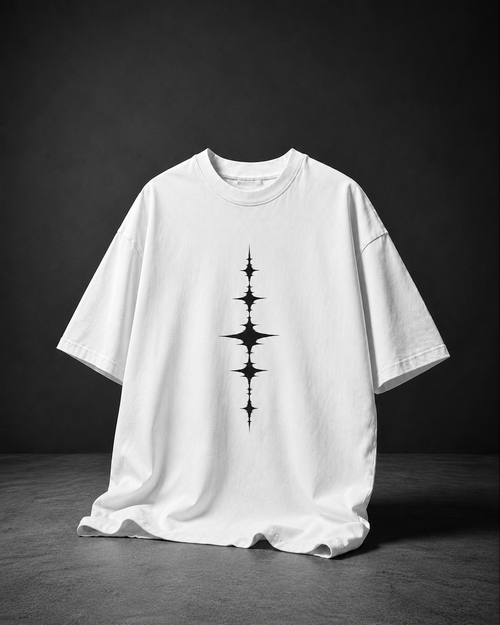 CREWZT Signature Oversized Tee – Pure White
